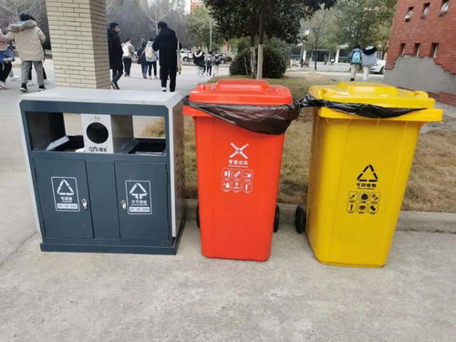 分类垃圾桶 神秘的它席卷师院你发现了吗