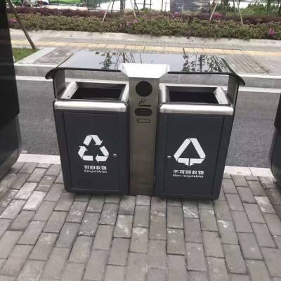 垃圾箱 道路垃圾箱 户外垃圾桶 果皮箱 垃圾分内 双桶垃圾箱 垃圾箱价格 公园小区垃圾箱